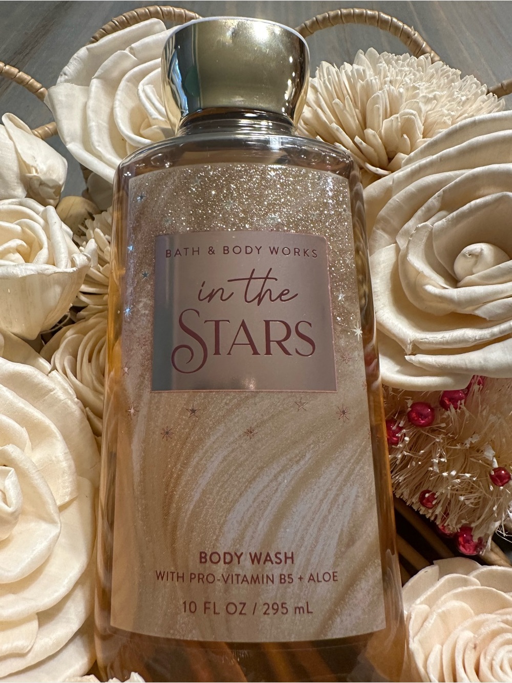 Bath & Body Works In the Stars Body Wash — Shimmery Gold Bottle